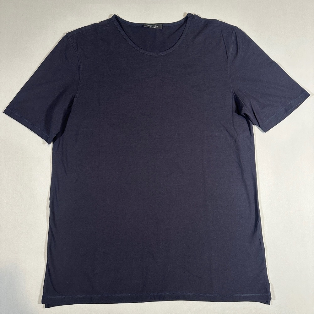 Roberto Collina‎ T-Shirt Men's Dark Blue Sz 56 XXL Soft Cotton Made in Italy